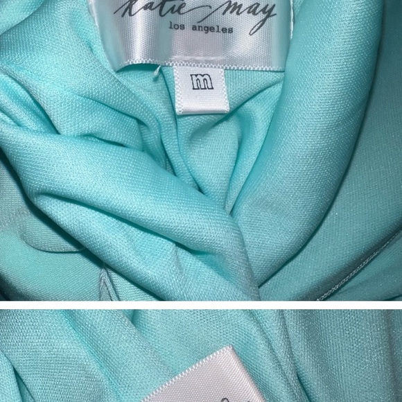 Katie May Los Angeles Great Kate Gown in Supercharged Mint(defects) - Picture 11 of 14